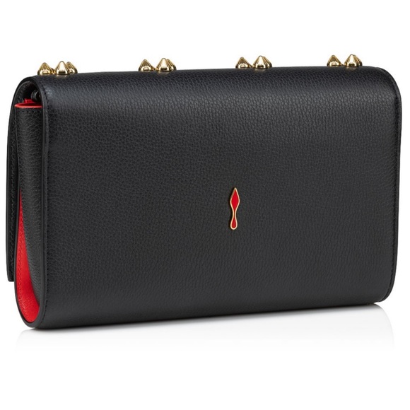🆕😍🔥 CHRISTIAN LOUBOUTIN Paloma Loubinthesky Studs Clutch Bag - Picture 13 of 16